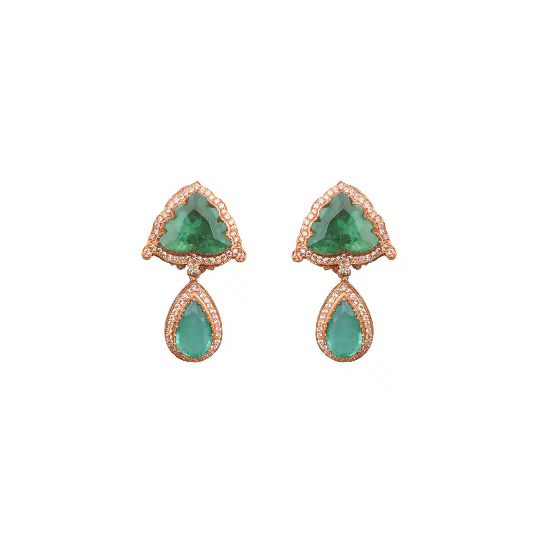 Gajaah 925 Silver Handcrafted Traditional Earrings – Antique Gold-Plated Kundan &  Drop Jhumki for Women Gajaah